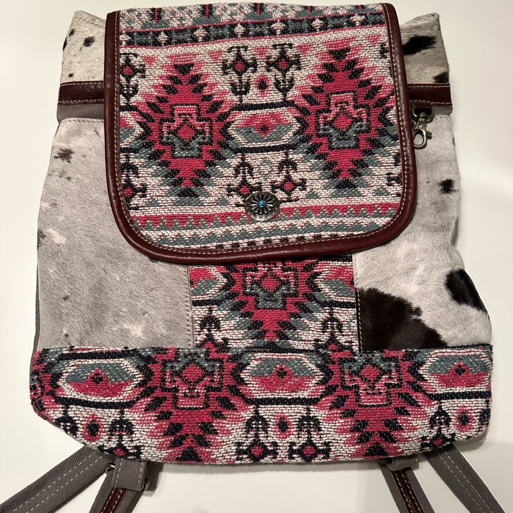Myra Cowhide Backpack New without tags